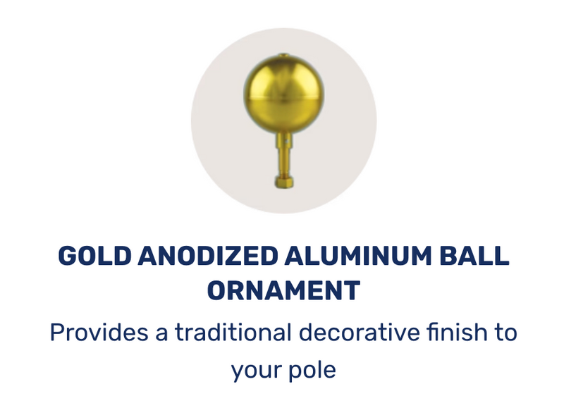 Patriotic Series Residential Aluminum Flagpole