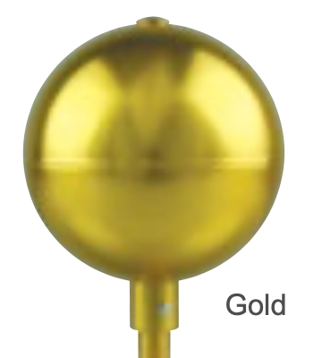 Ball Ornament for Outdoor Flagpoles
