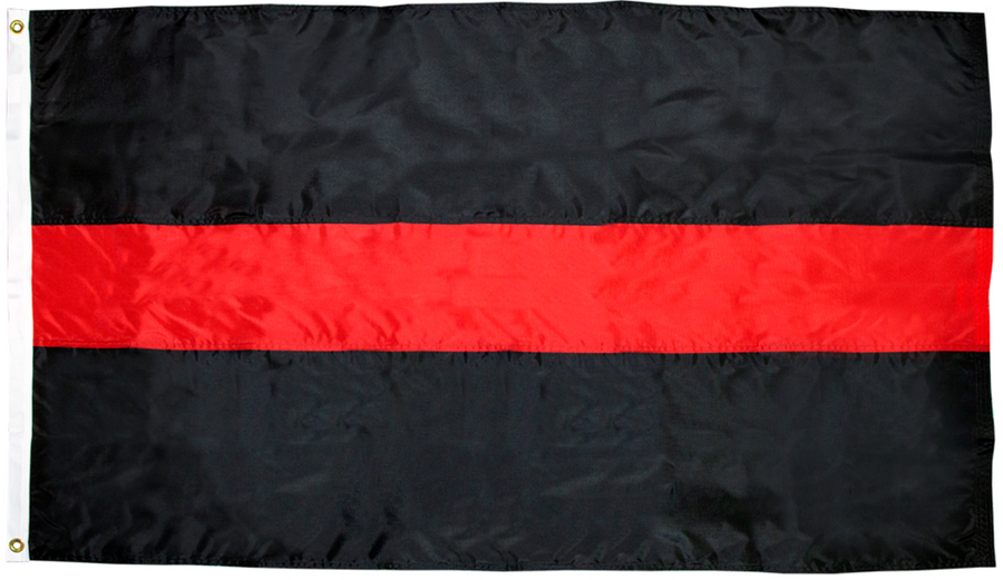 THIN RED LINE NYLON FLAG