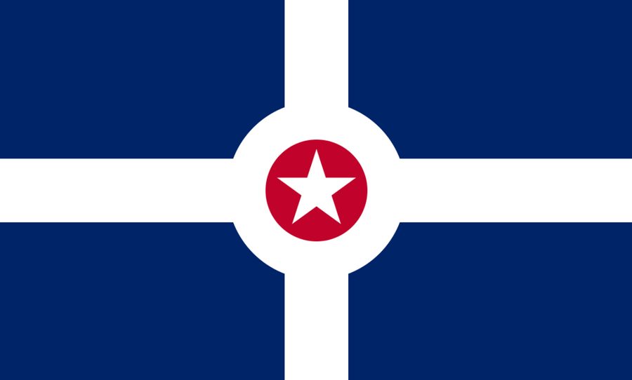 INDIANAPOLIS POLY FLAG 3X5'