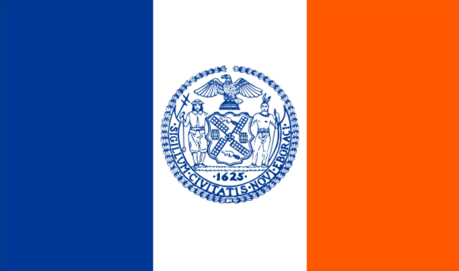 NEW YORK CITY POLY FLAG 3X5'