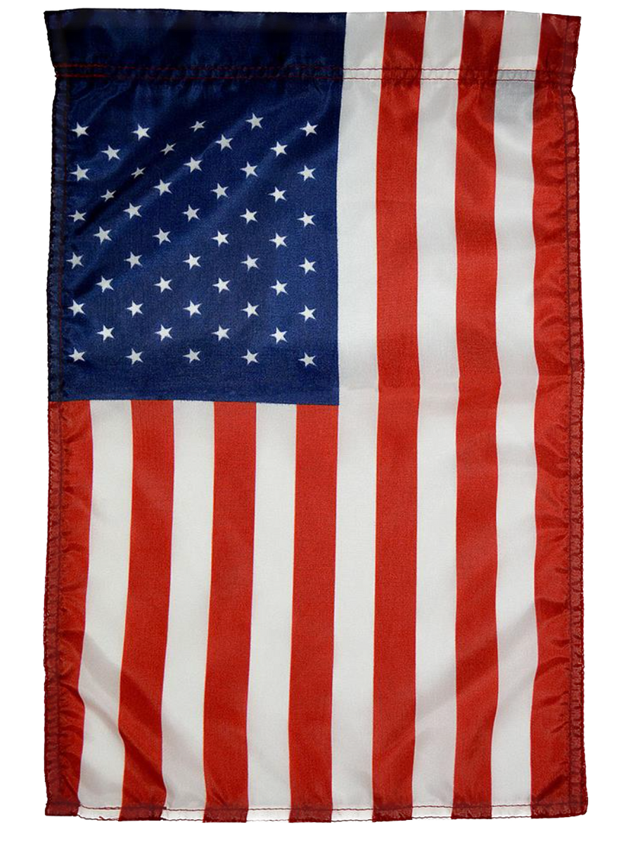 U.S. EMBROIDERED NYLON POLE SLEEVE FLAG