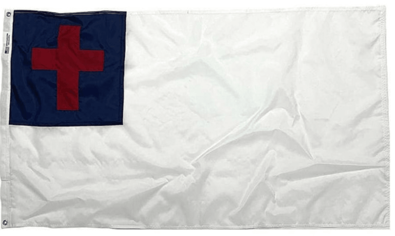 CHRISTIAN CROSS SEWN OUTDOOR NYLON FLAG - Flags Unlimited