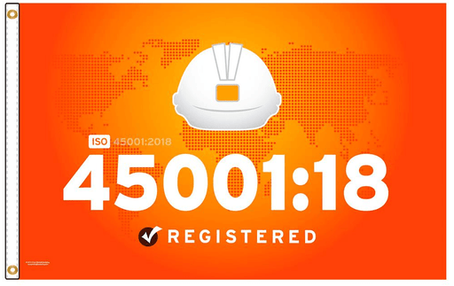 ISO 45001:18 Flag - Flags Unlimited