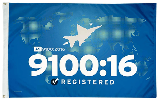 ISO 9100:16 Flag - Flags Unlimited