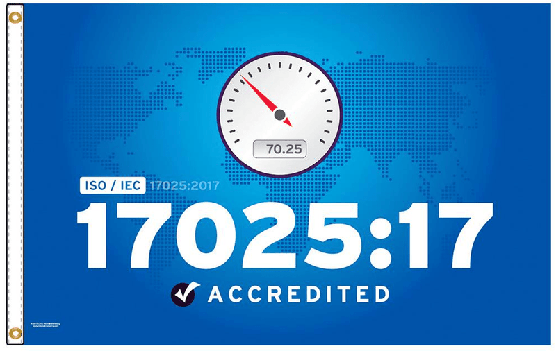ISO / IEC 17025:17 Flag - Flags Unlimited