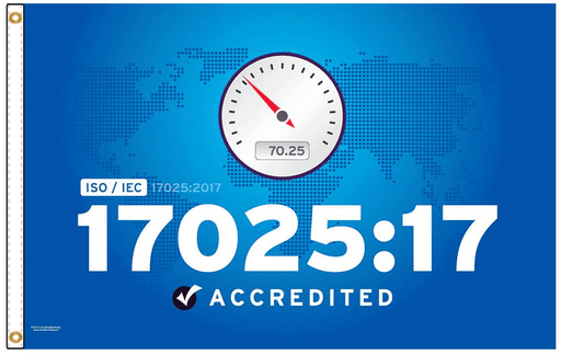 ISO / IEC 17025:17 Flag - Flags Unlimited