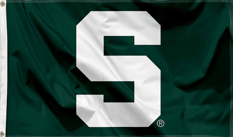 Michigan State University (MSU) Block S Flag - Flags Unlimited