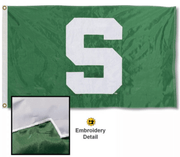 Michigan State University (MSU) Block S Flag - Flags Unlimited