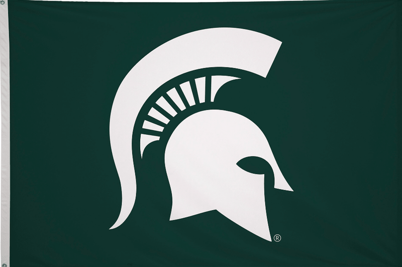 Michigan State University (MSU) Sparty Head Flag - Flags Unlimited