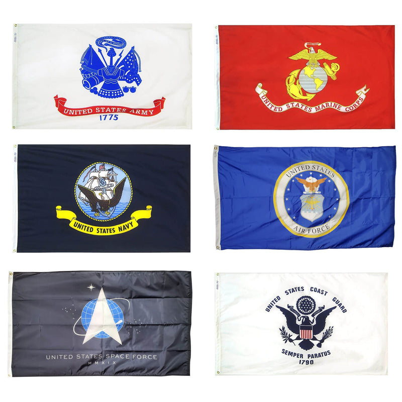 Military Branch Bundle (All 6 Military Branches) - Flags Unlimited