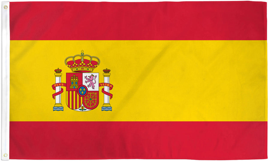 SPAIN FLAG POLY 3X5'