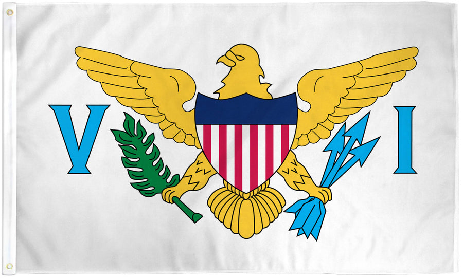 VIRGIN ISLANDS FLAG POLY 3X5'