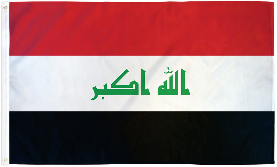 IRAQ FLAG POLY 3X5'