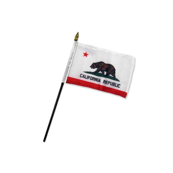 STATE OF CALIFORNIA TABLE TOP FLAG 4X6"