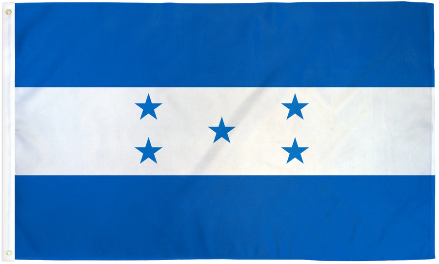 HONDURAS FLAG POLY 3X5'
