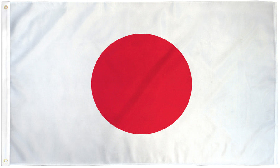 JAPAN FLAG POLY 3X5'