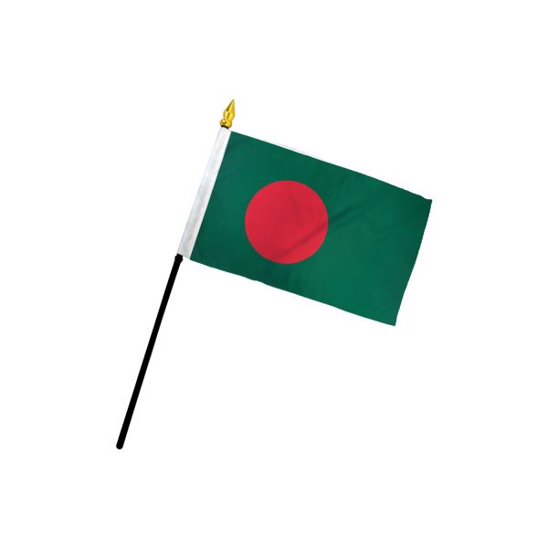 BANGLADESH STICK FLAG 4X6"