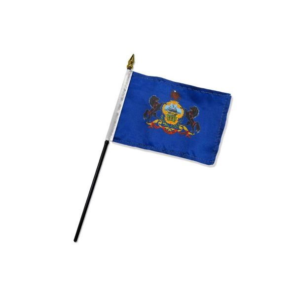 STATE OF PENNSYLVANIA TABLE TOP FLAG 4X6"