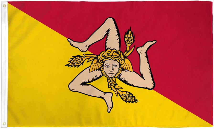 SICILY FLAG POLY 3X5'