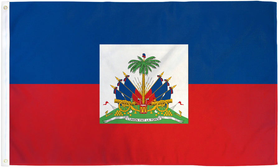 HAITI FLAG POLY 3X5'