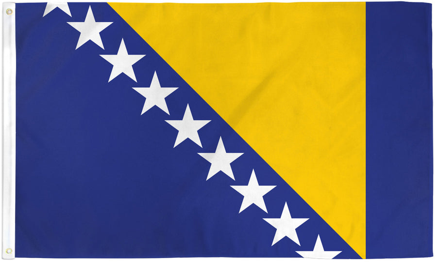 BOSNIA & HERZEGOVINA FLAG POLY 3X5'