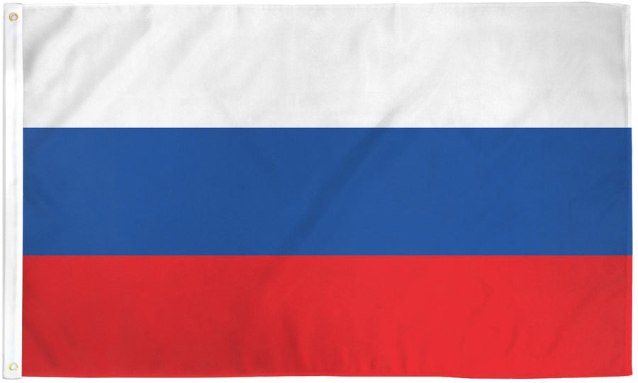 RUSSIA FLAG POLY 3X5'