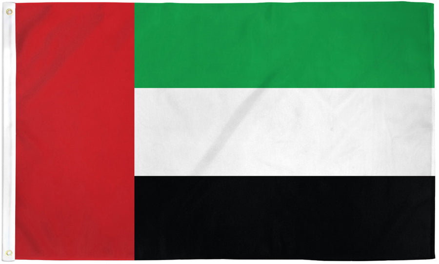 UNITED ARAB EMIRATES FLAG POLY 3X5'