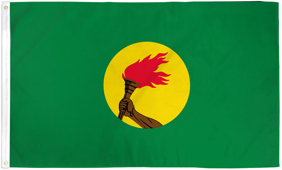 ZAIRE FLAG POLY 3X5'