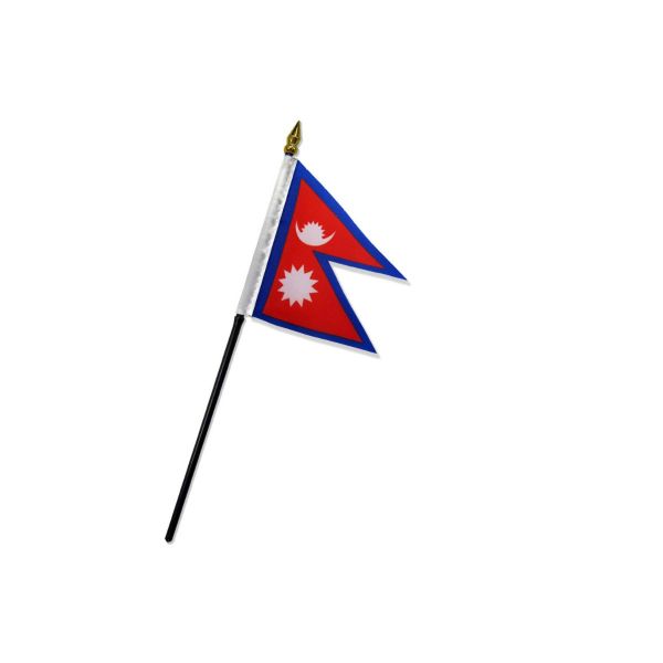 NEPAL STICK FLAG 4X6"