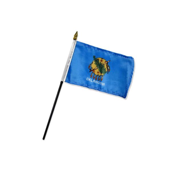 STATE OF OKLAHOMA TABLE TOP FLAG 4X6"