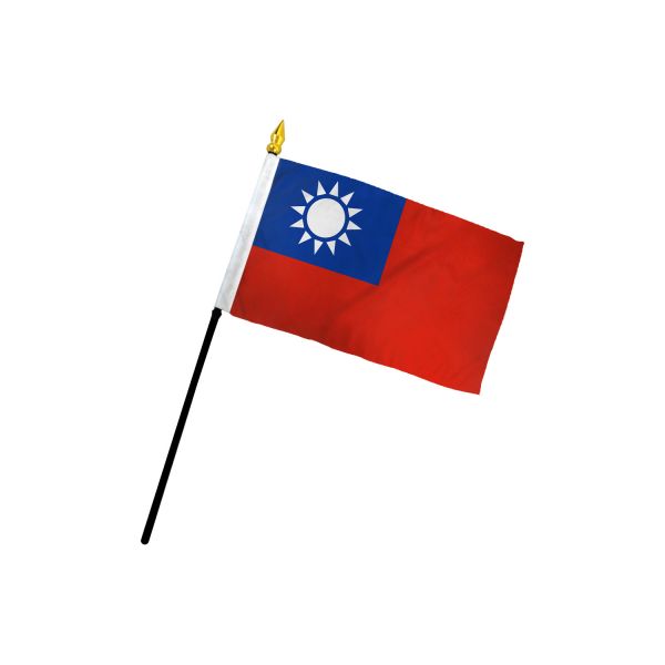 TAIWAN STICK FLAG 4X6"