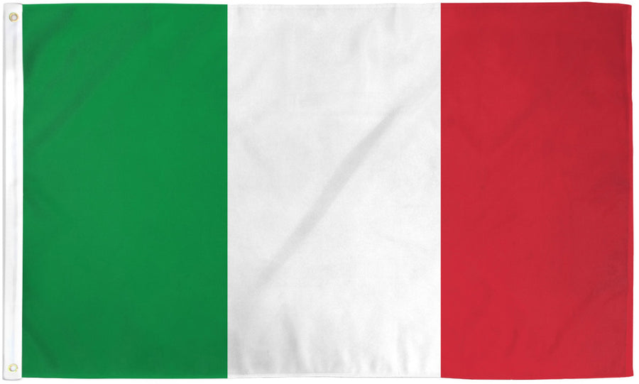 ITALY FLAG POLY 3X5'