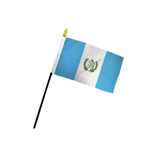 GUATEMALA STICK FLAG 4X6"