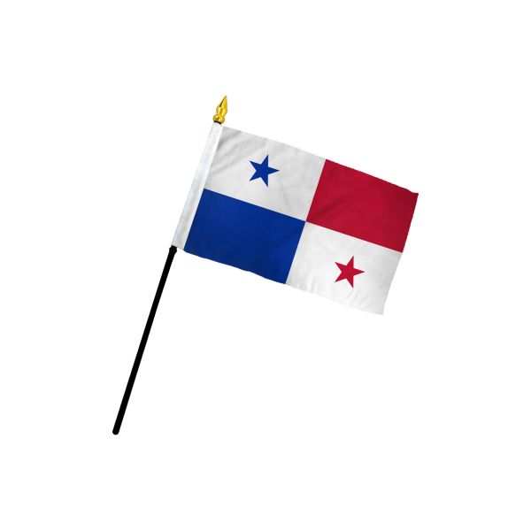PANAMA STICK FLAG 4X6"