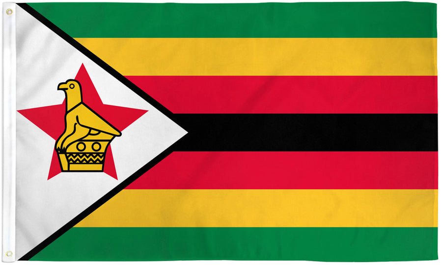 ZIMBABWE FLAG POLY 3X5'