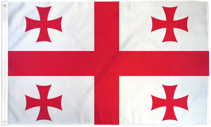 GEORGIA FLAG POLY 3X5'