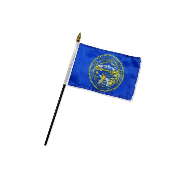 STATE OF NEBRASKA TABLE TOP FLAG 4X6"