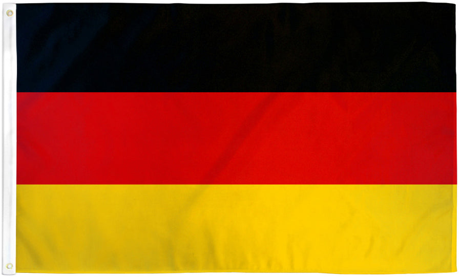 GERMANY FLAG POLY 3X5'