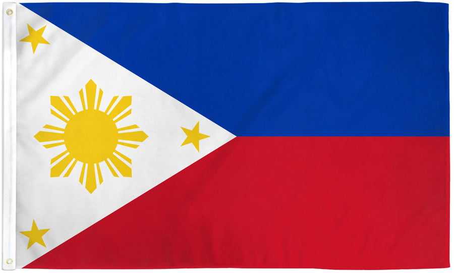 PHILIPPINES FLAG POLY 3X5'