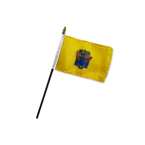 STATE OF NEW JERSEY TABLE TOP FLAG 4X6"