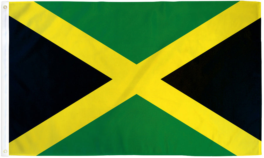 JAMAICA FLAG POLY 3X5'