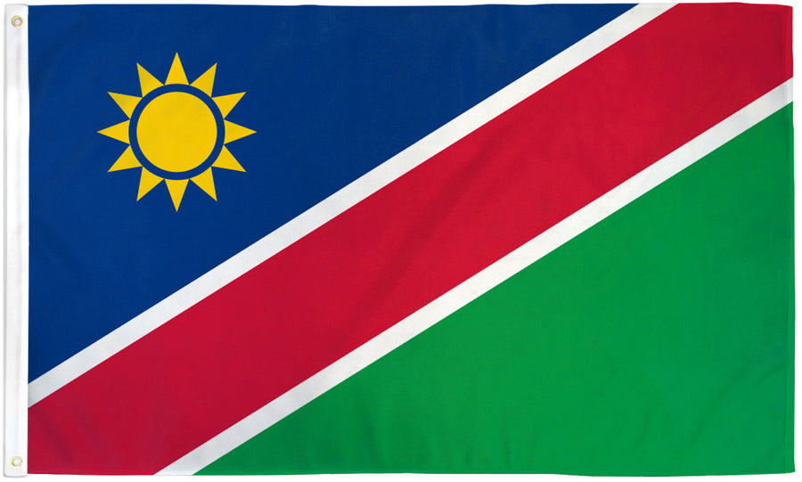 NAMIBIA FLAG POLY 3X5'