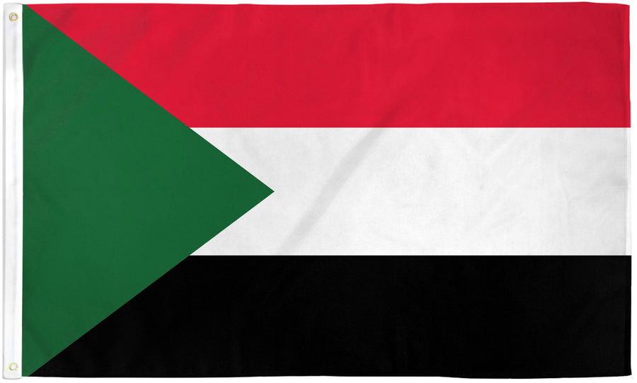 SUDAN FLAG POLY 3X5'