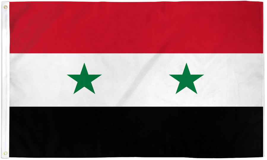 SYRIA FLAG POLY 3X5'