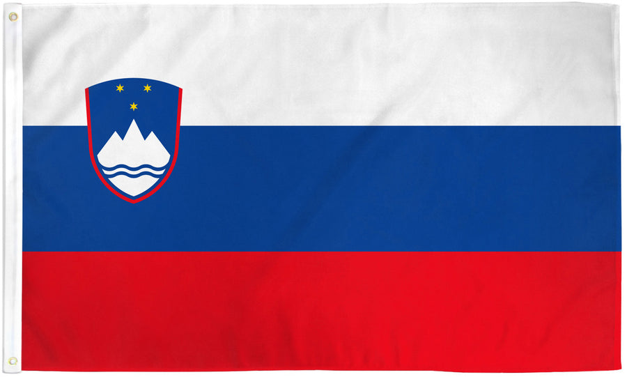 SLOVENIA FLAG POLY 3X5'