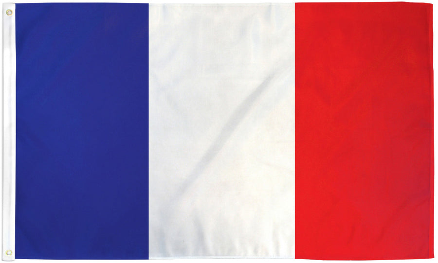 FRANCE FLAG POLY 3X5'
