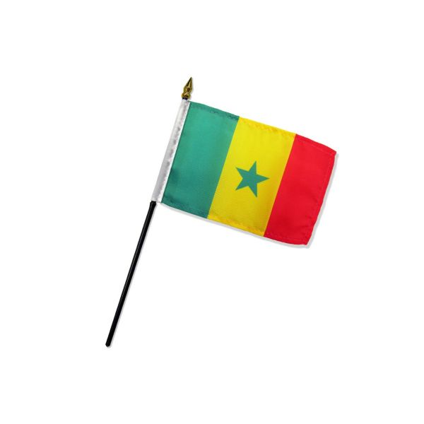 SENEGAL STICK FLAG 4X6"