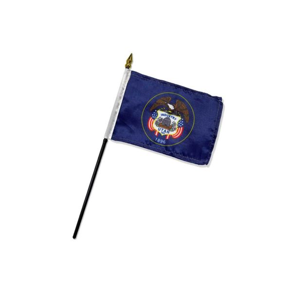 STATE OF UTAH TABLE TOP FLAG 4X6"