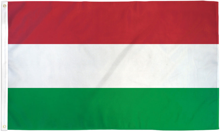 HUNGARY FLAG POLY 3X5'